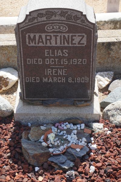 [Picture of Martinez grave]